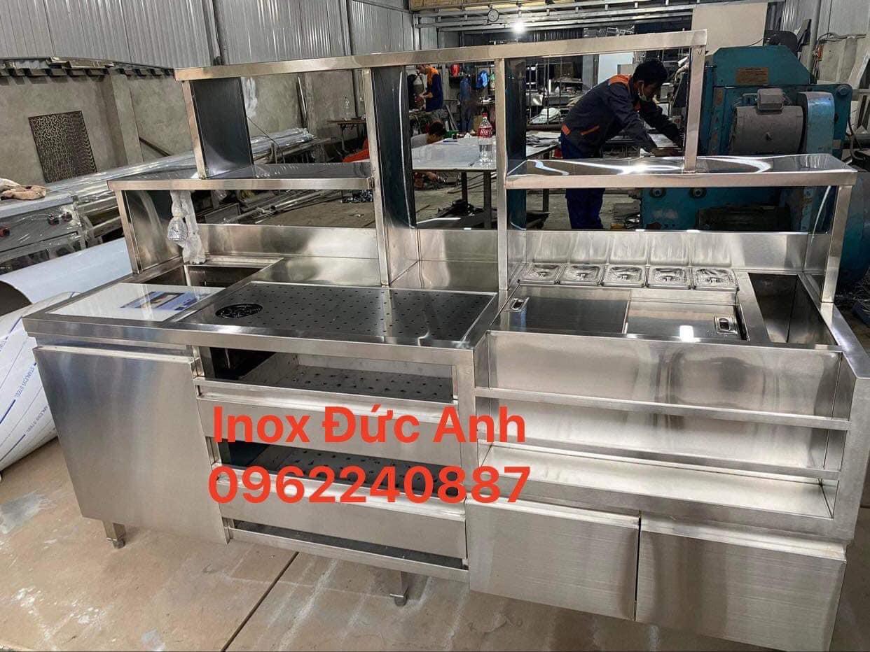 QUẦY PHA CHẾ INOX 1M8