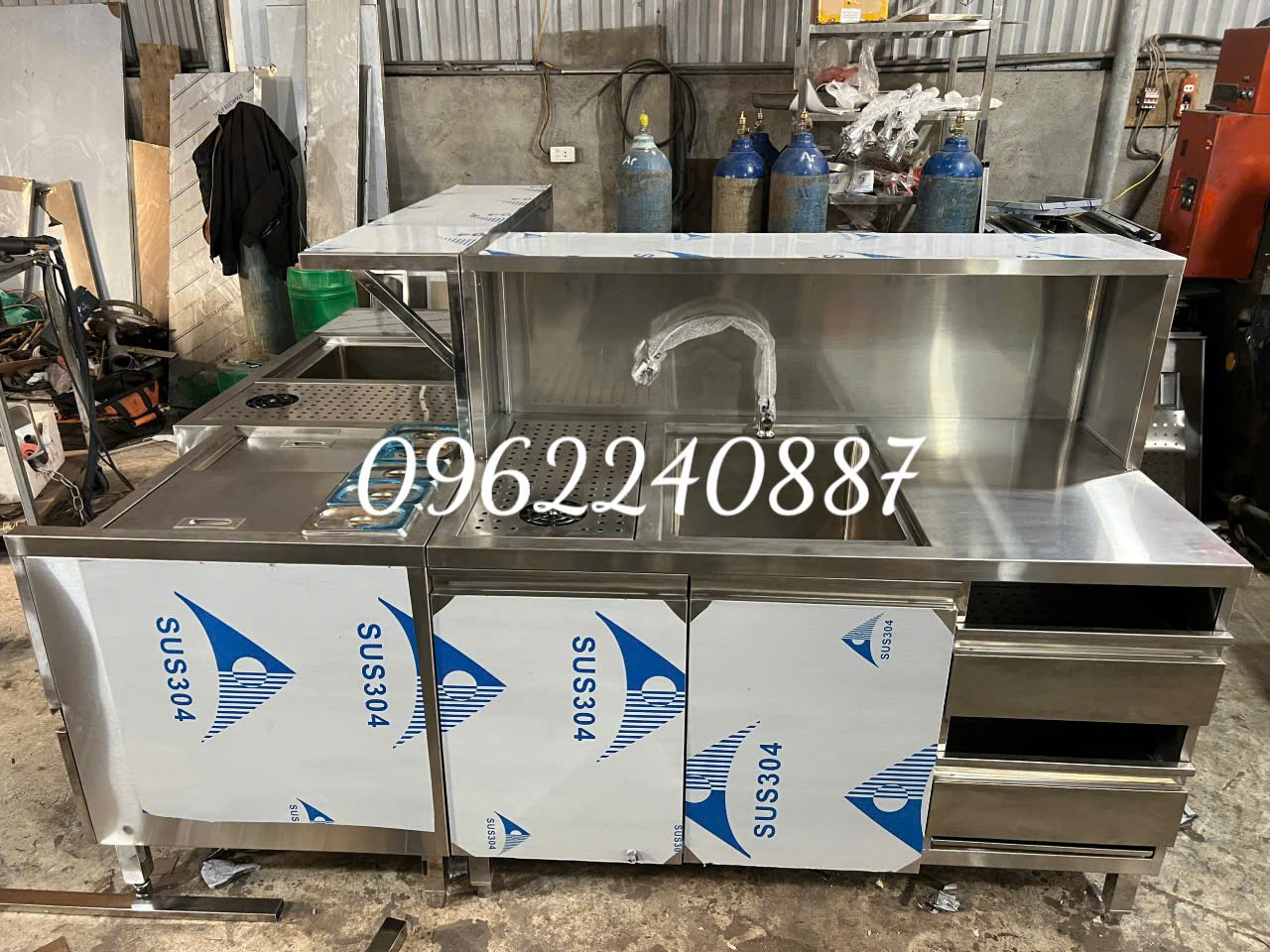 QUẦY PHA CHẾ INOX