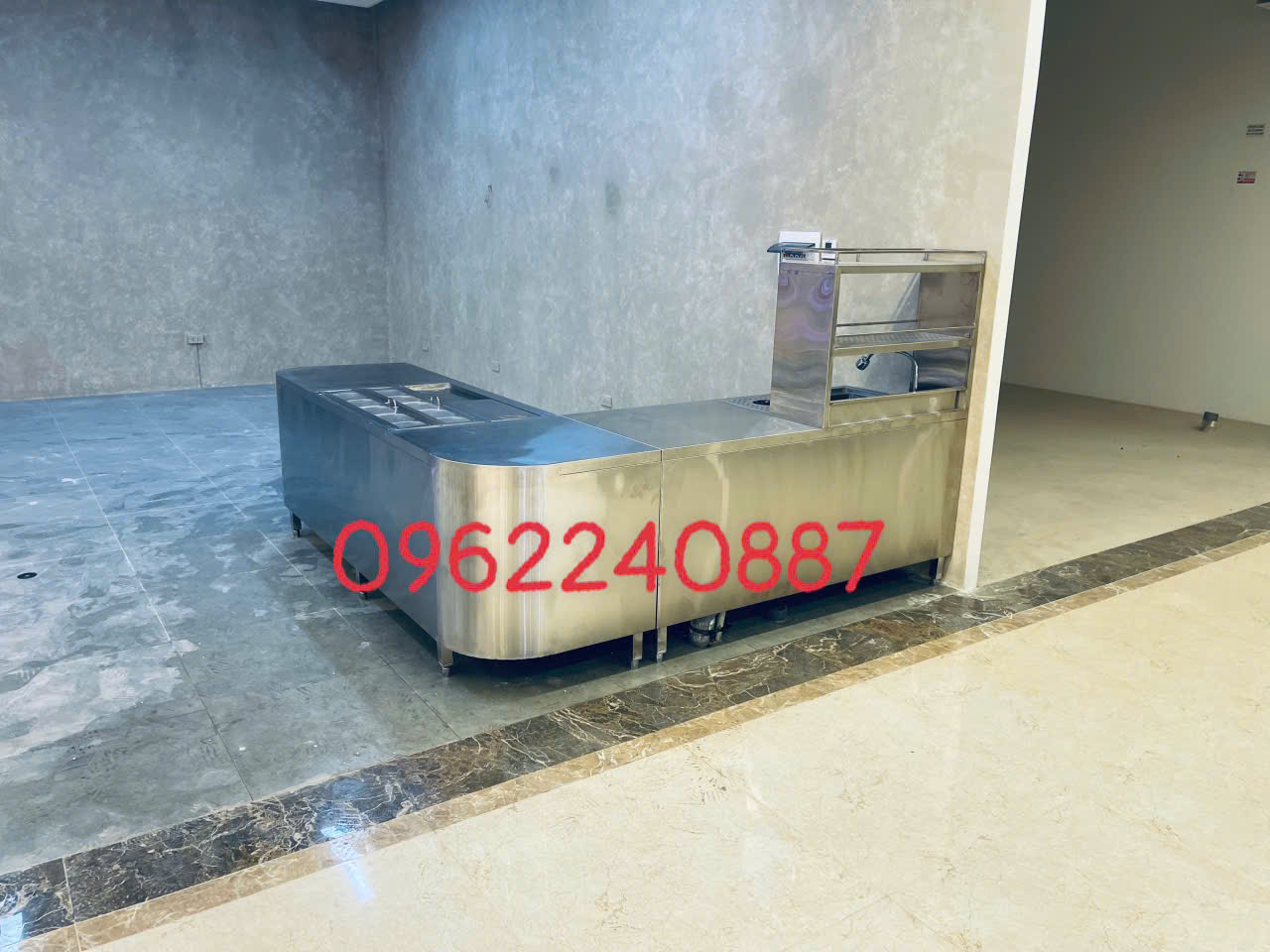 Thiết kế – Sản xuất – Lắp đặt Hệ Thống Quầy Bar – Quầy Pha Chế Inox Tại Hà Nội